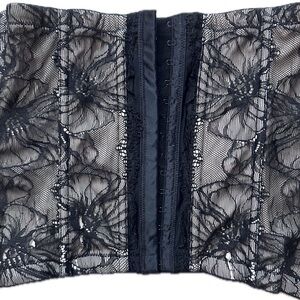 Elegant Black Lace Bustier